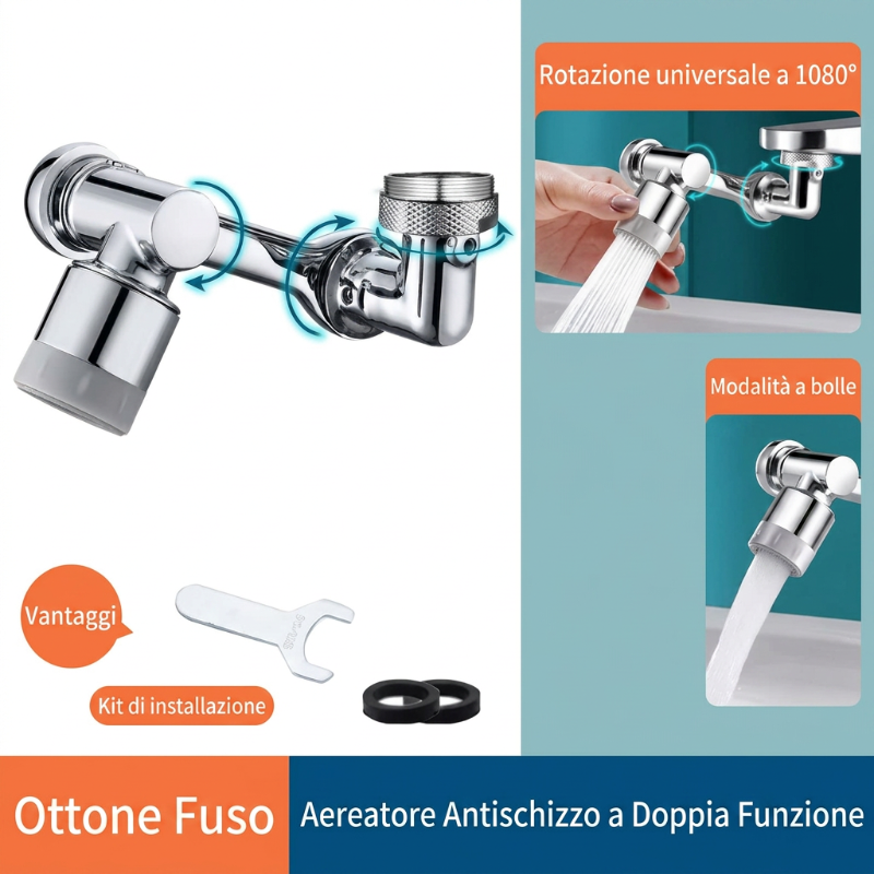 Testa Rubinetto Movibile 1080 Gradi