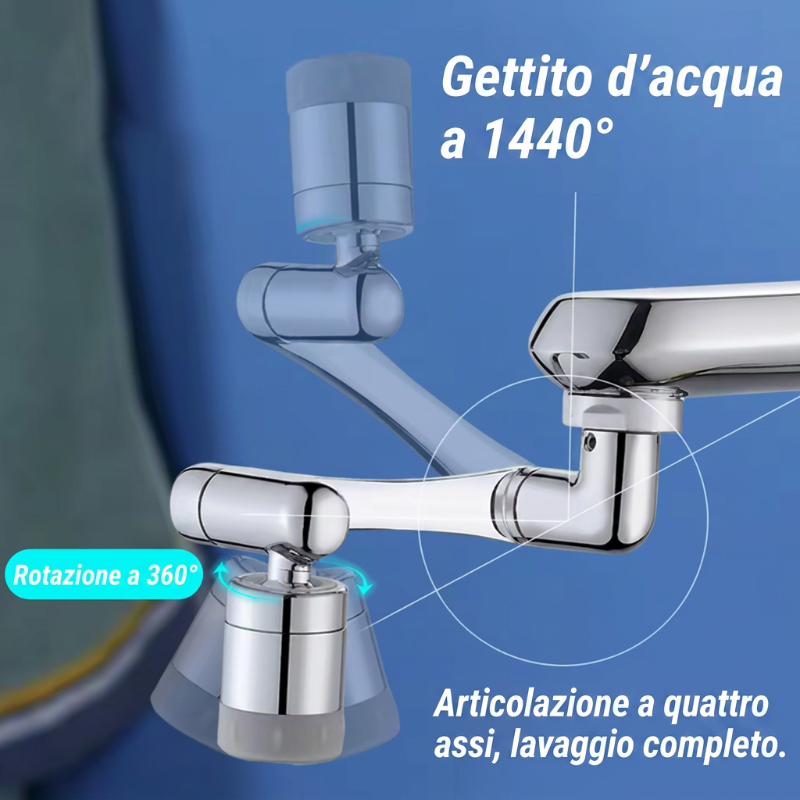 Testa Rubinetto Movibile 1080 Gradi