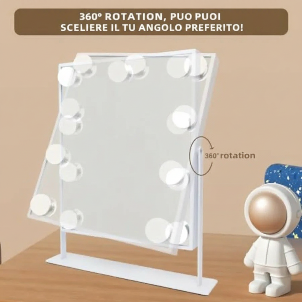 Specchio da trucco con luci 9